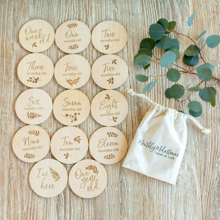 Bebe au Lait Monthly Milestone Moments Discs