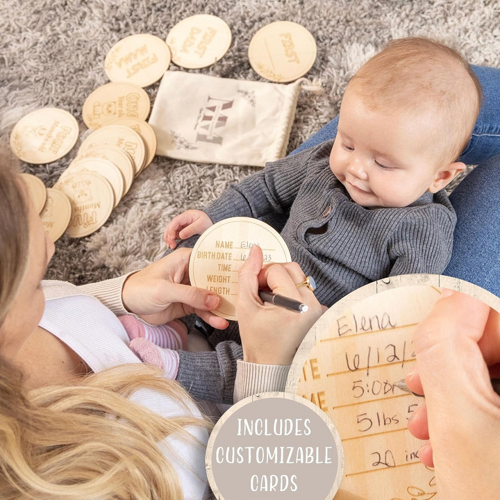 Bebe au Lait Monthly Milestone Moments Discs
