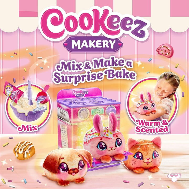 Moose Cookeez Makery Cinnamon Treatz Oven Playset with Surprise Bake oven