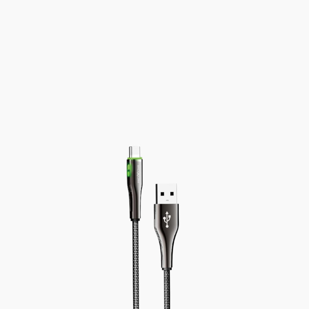 Moxom LX-CB803 USB to Type-C cable, 1.2m, zinc alloy and nylon braided