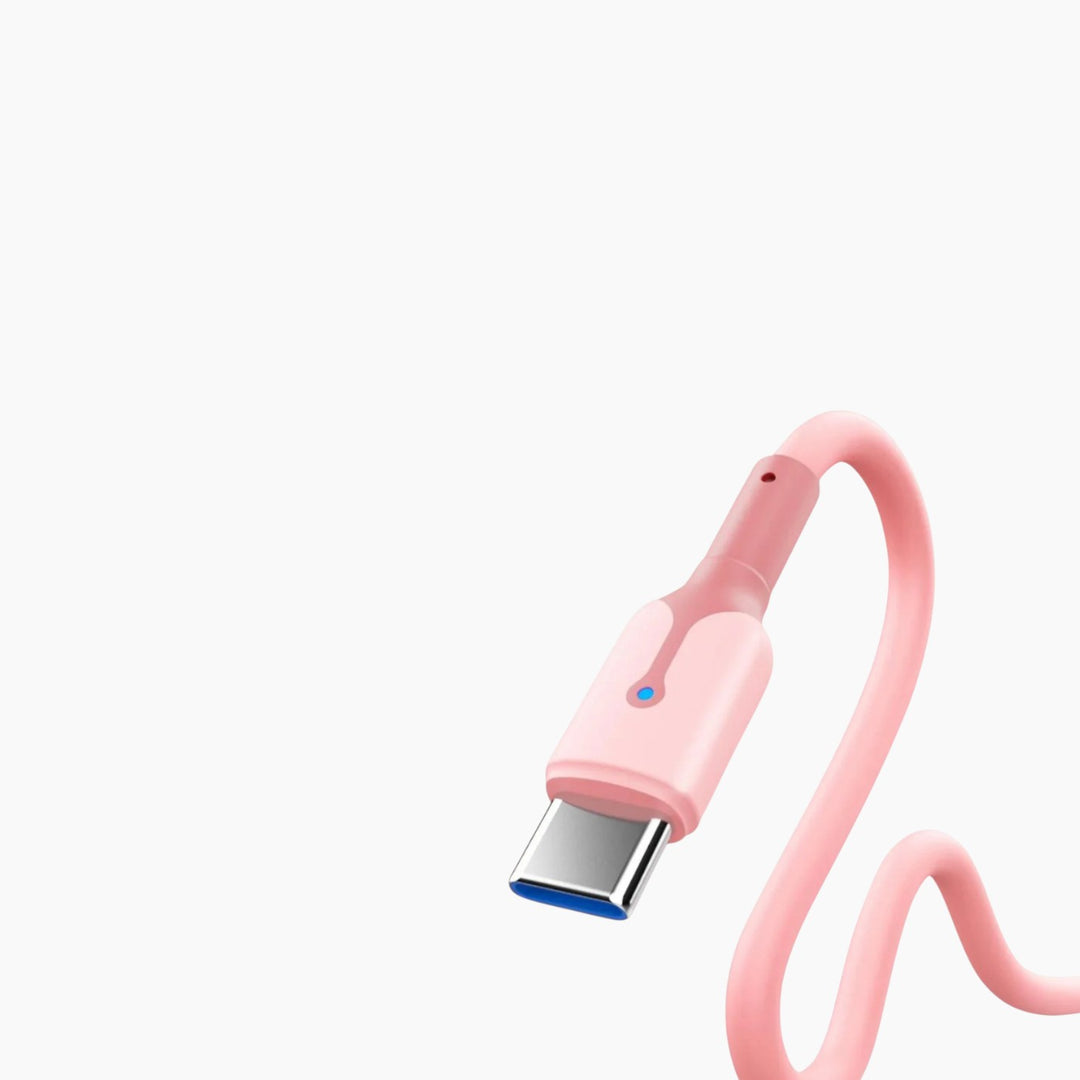Moxom MX-CB219 1M 3A LED silicone Type-C data cable