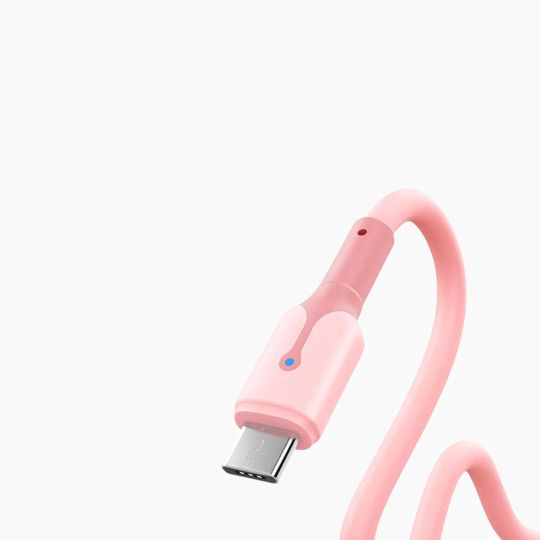 Moxom MX-CB219 1M 3A LED silicone data cable