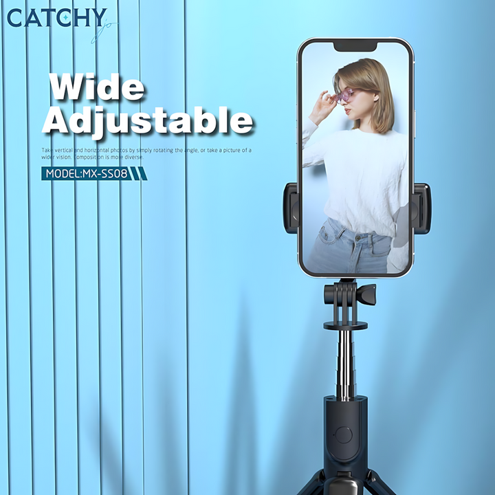 Moxom MX-SS08 extendable selfie stick with wireless remote and tripod stand