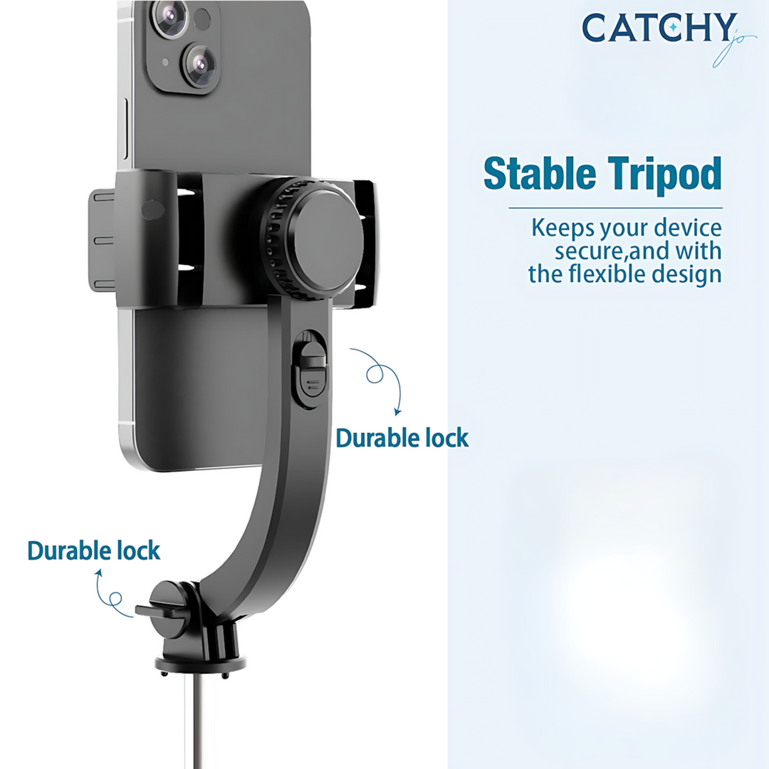 Moxom MX-SS11 Gimbal Stabilizer Tripod Selfie Stick with phone holder and Bluetooth remote