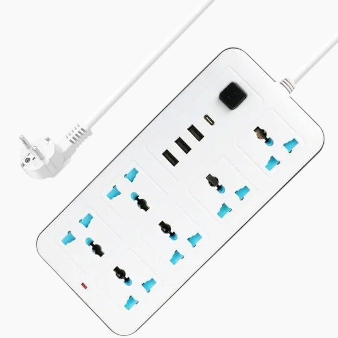 Generic Multi-Use Rectangular Power Strip - Safety and Power in One Device!
