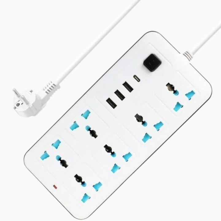 Generic Multi-Use Rectangular Power Strip - Safety and Power in One Device!