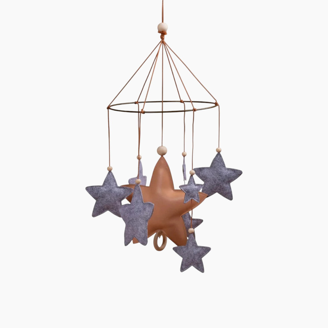 Filibabba Music Mobile Shooting Star Grey Melange