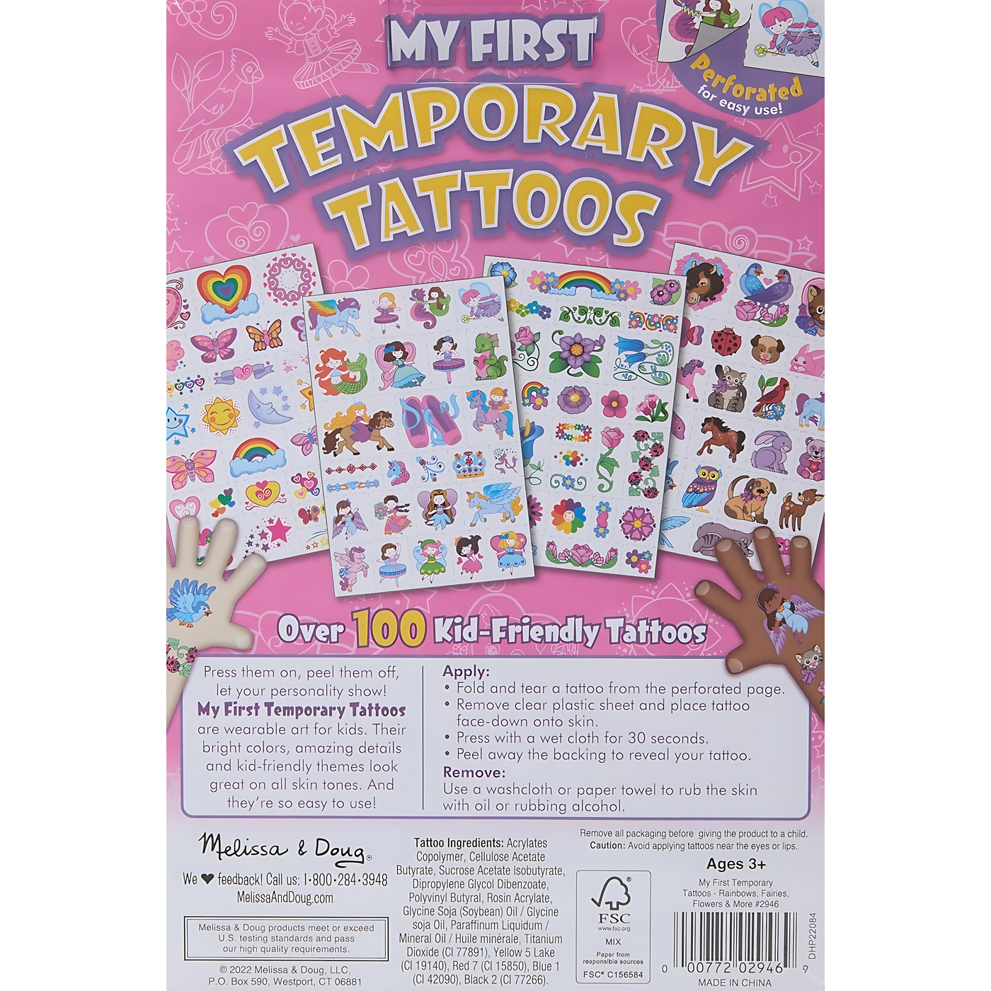 Melissa & Doug My First Temporary Tattoos Melissa & Doug My First Temporary Tattoos