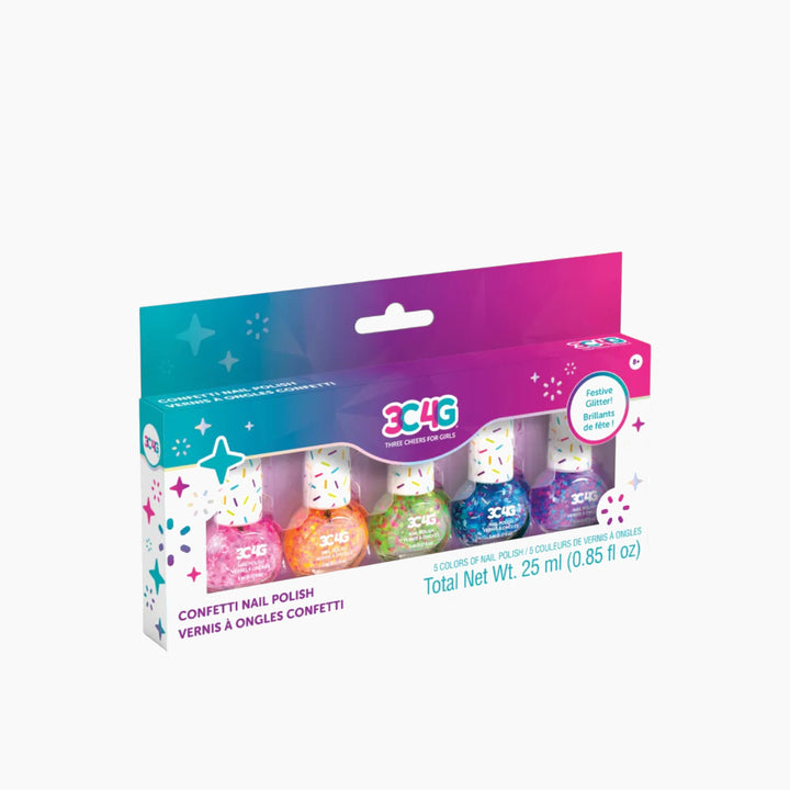 Nb Confetti Nail Polish 5-Pack