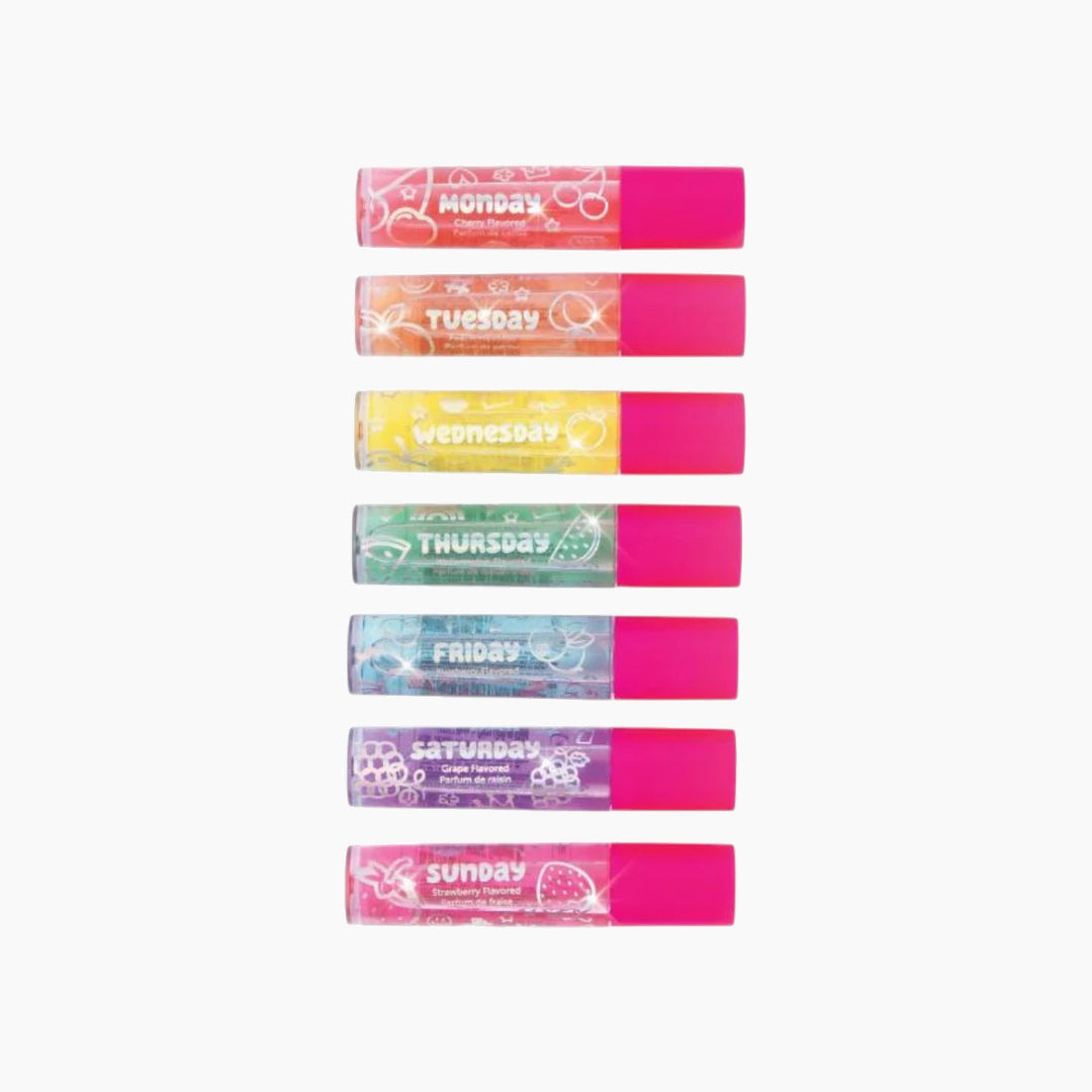 Nb Days Of The Week Rollerball Lip Gloss Set