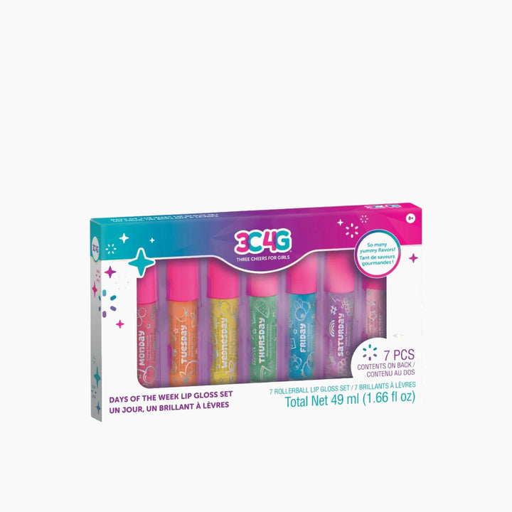 Nb Days Of The Week Rollerball Lip Gloss Set