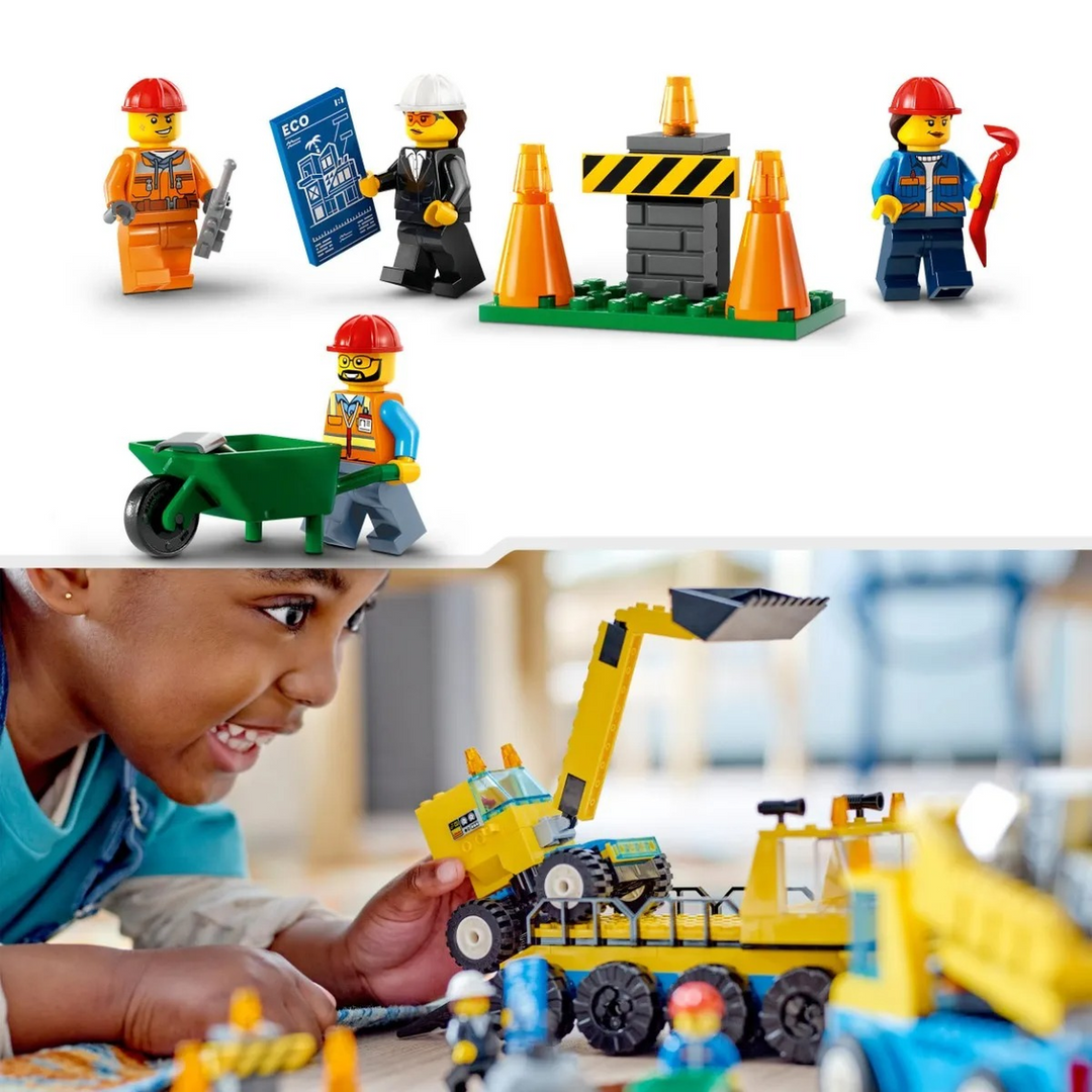 LEGO City Construction Trucks &amp; Wrecking Ball Crane 235pcs