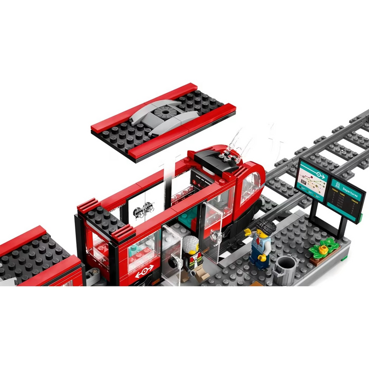 LEGO Downtown Streetcar And Station- 811pcs