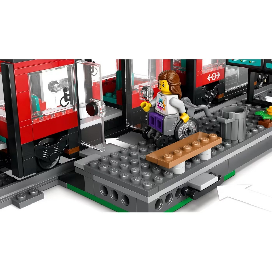 LEGO Downtown Streetcar And Station- 811pcs