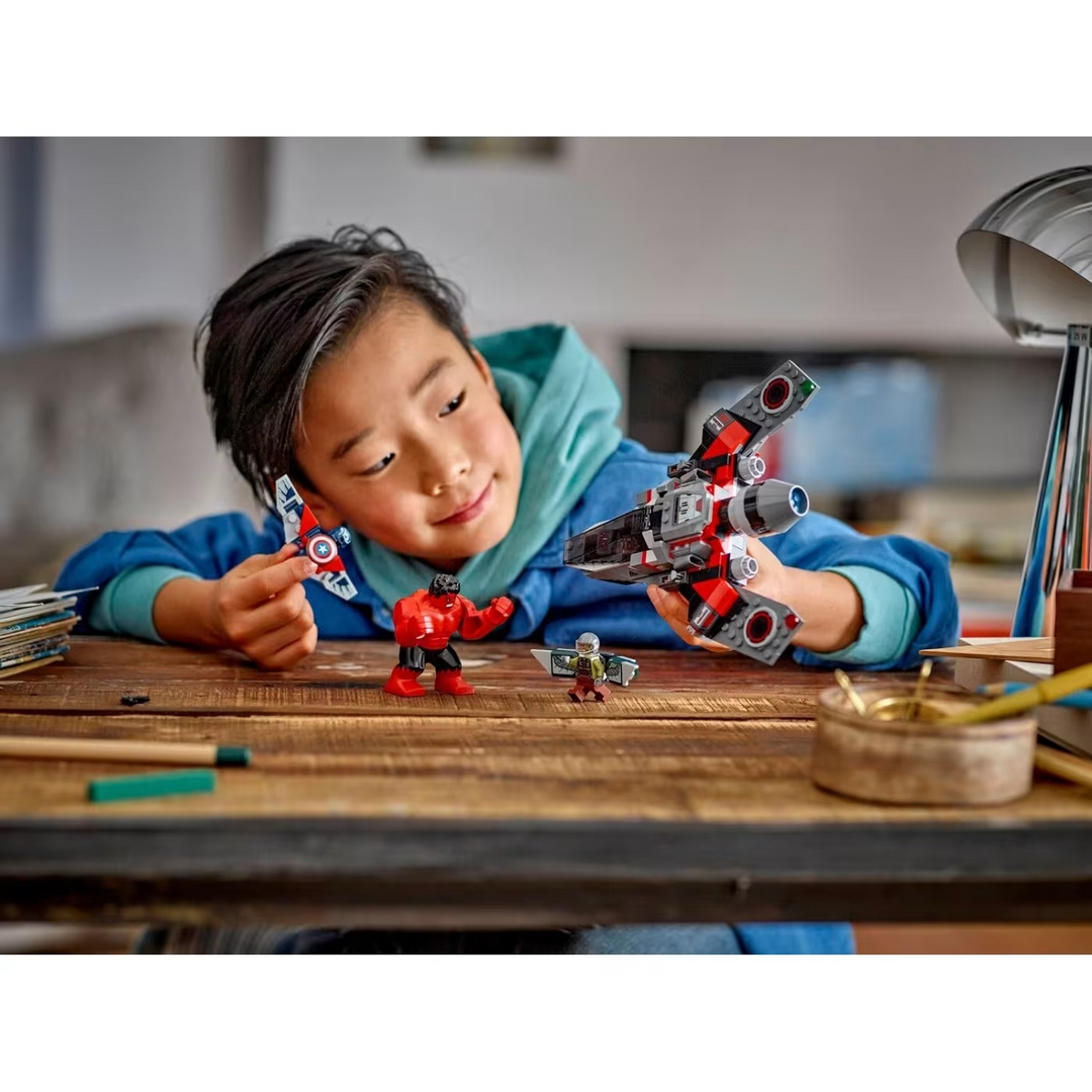 LEGO Captain America Vs. Red Hulk Battle- 223pcs