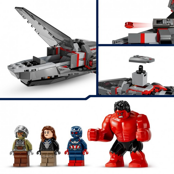 LEGO Captain America Vs. Red Hulk Battle- 223pcs