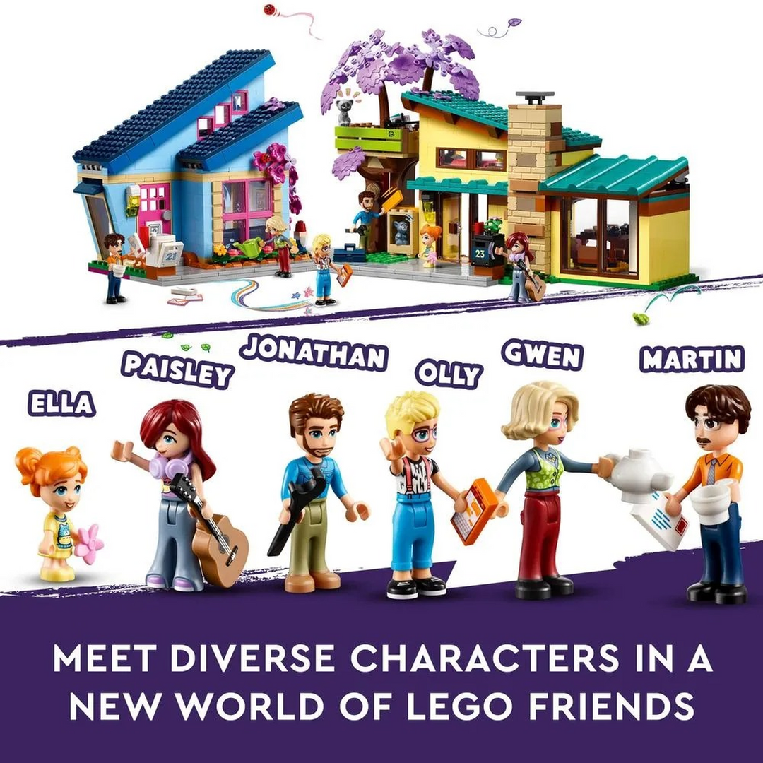 LEGO Olly And Paisley S Family Houses- 1126pcs
