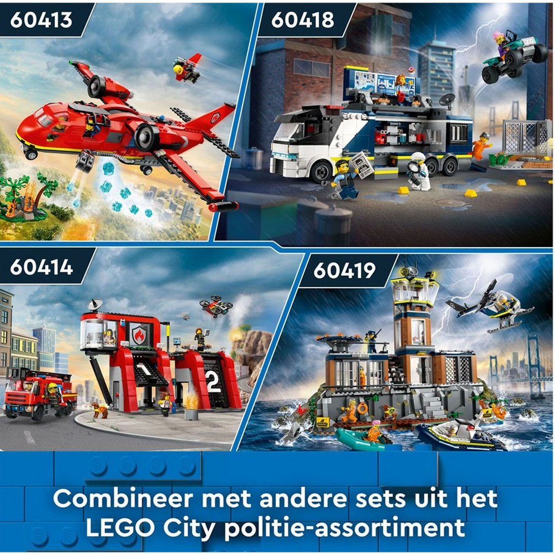 LEGO Police Prison Island- 980pcs