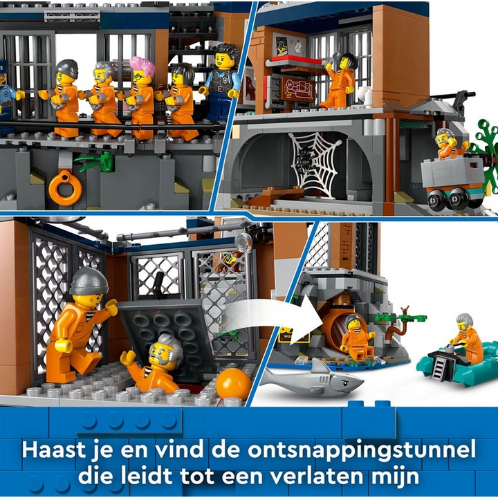 LEGO Police Prison Island- 980pcs