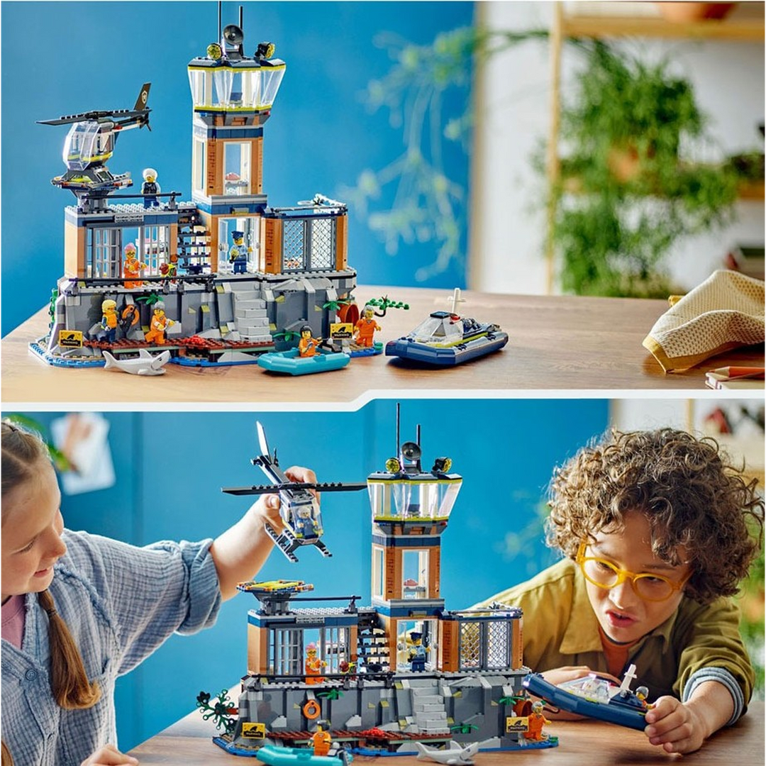 LEGO Police Prison Island- 980pcs