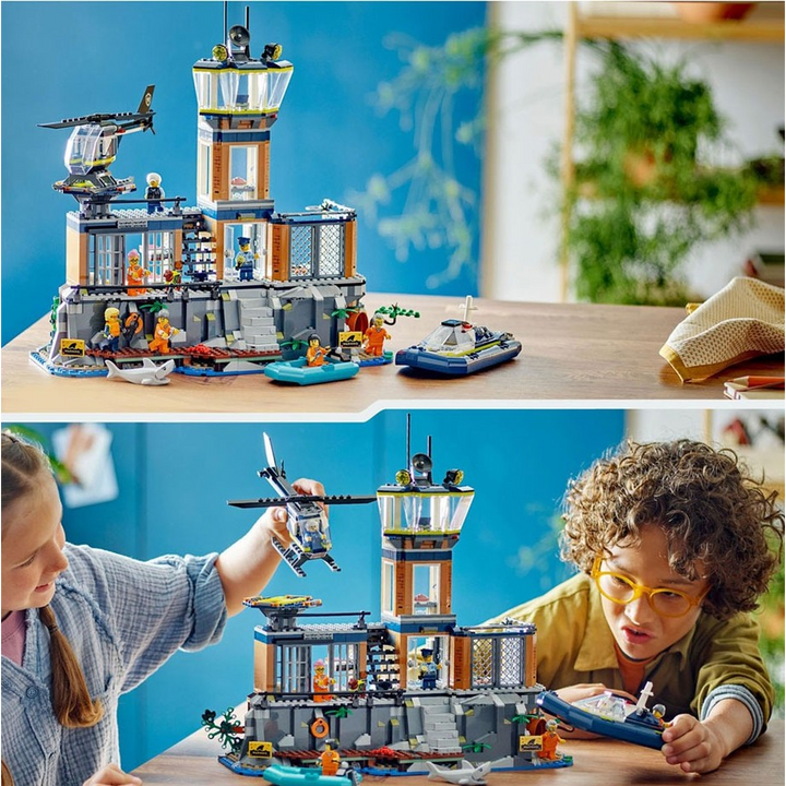 LEGO Police Prison Island- 980pcs