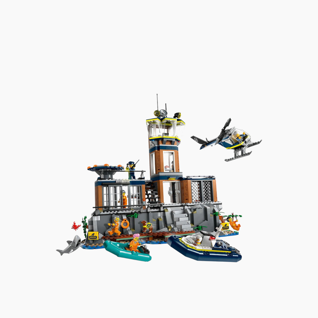 LEGO Police Prison Island- 980pcs