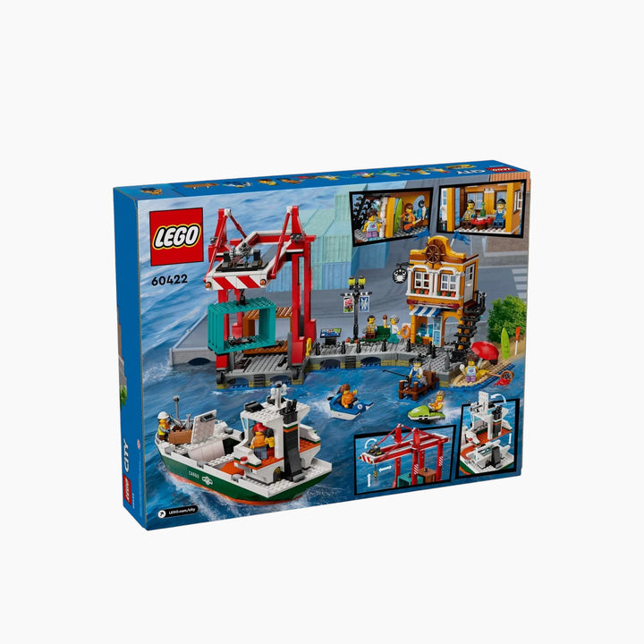 Nb Seaside Harbor With Cargo Ship- 1226 Pcs