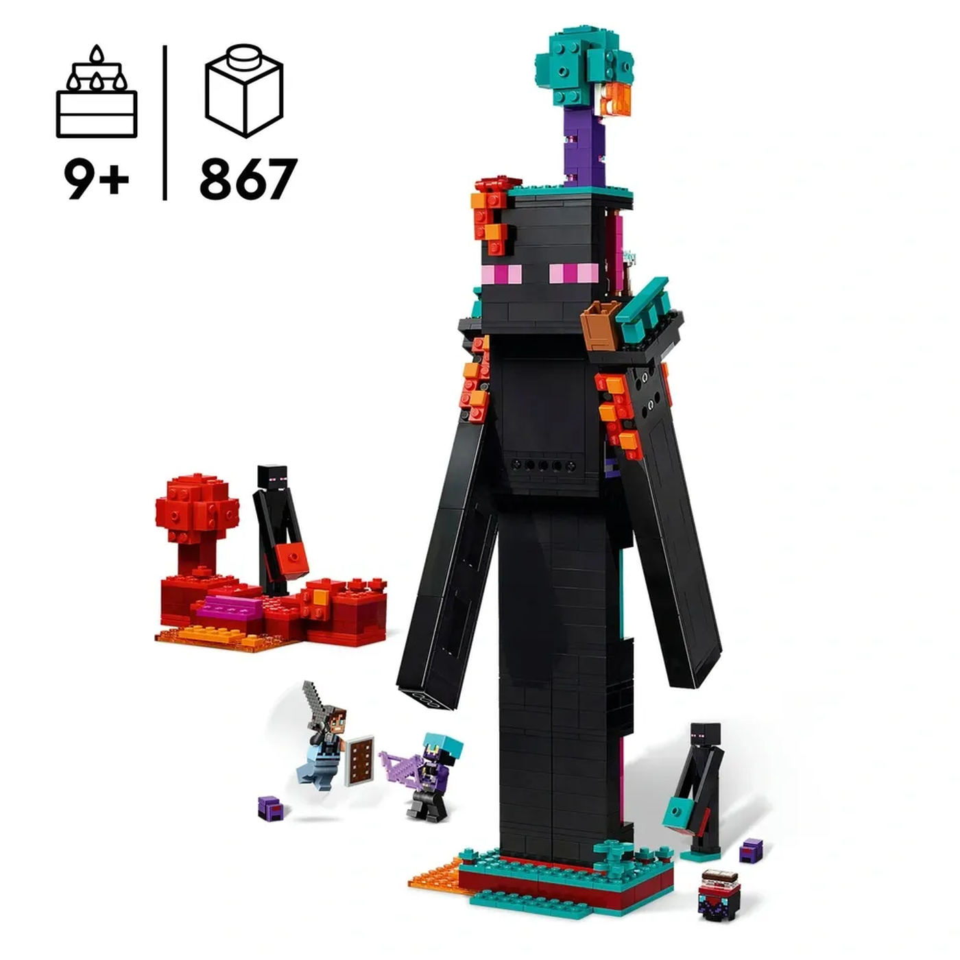 Nb The Enderman Tower- 867 Pcs Nb The Enderman Tower- 867 Pcs