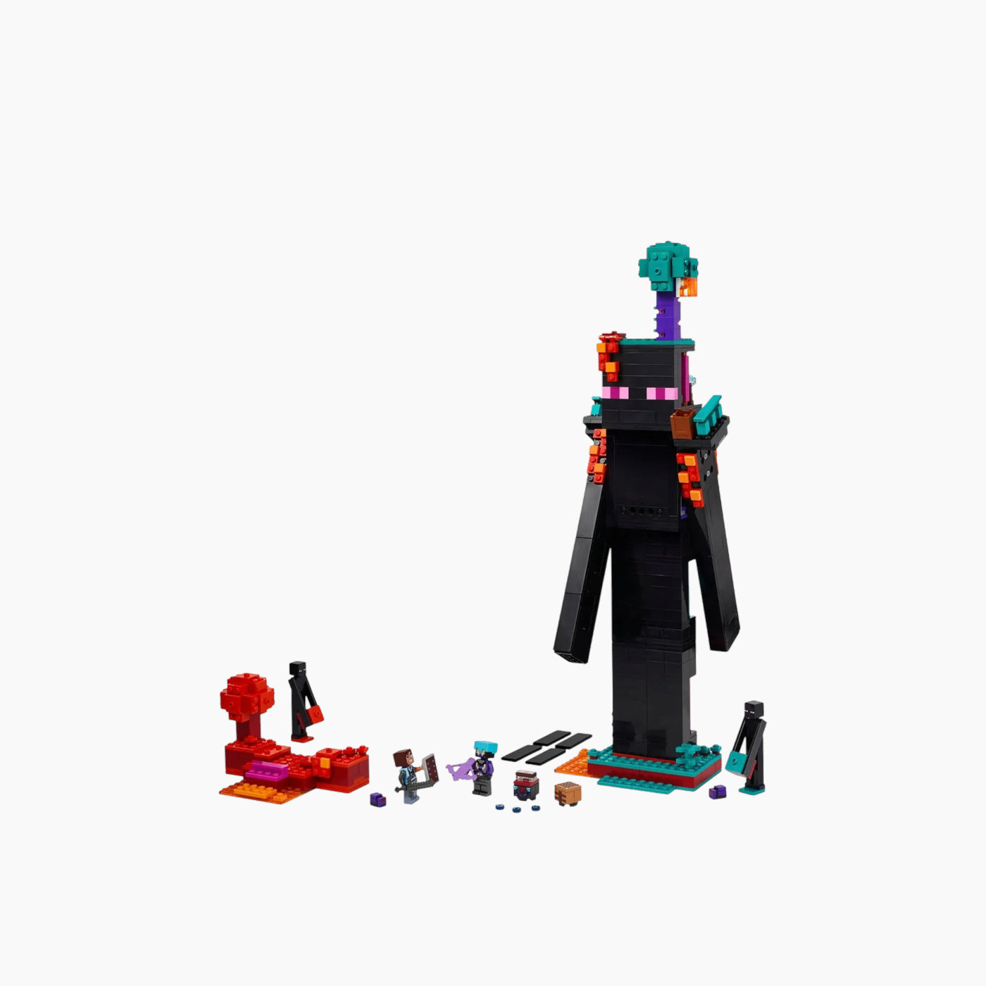 Nb The Enderman Tower- 867 Pcs