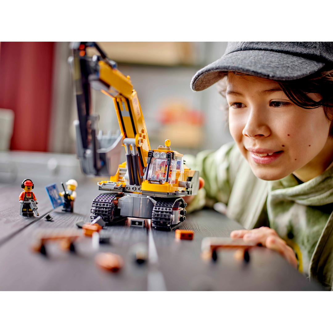 Nb Yellow Construction Excavator- 633 Pcs