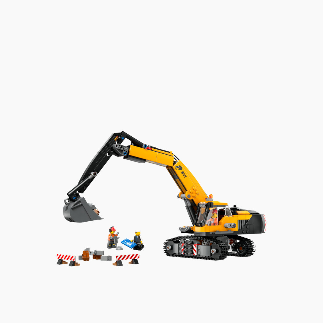 Nb Yellow Construction Excavator- 633 Pcs