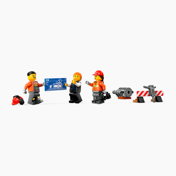 Nb Yellow Construction Excavator- 633 Pcs
