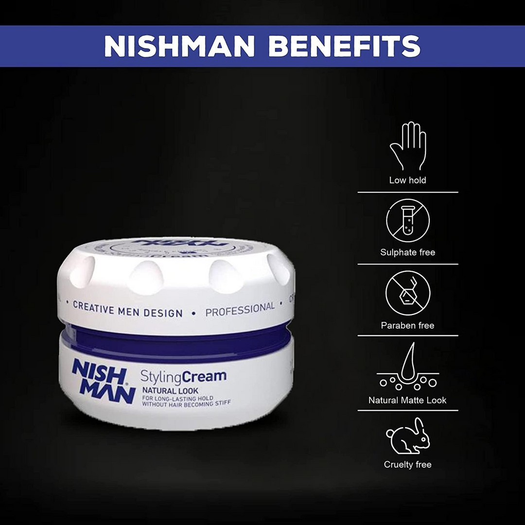 Nishman Hair Styling White Cream