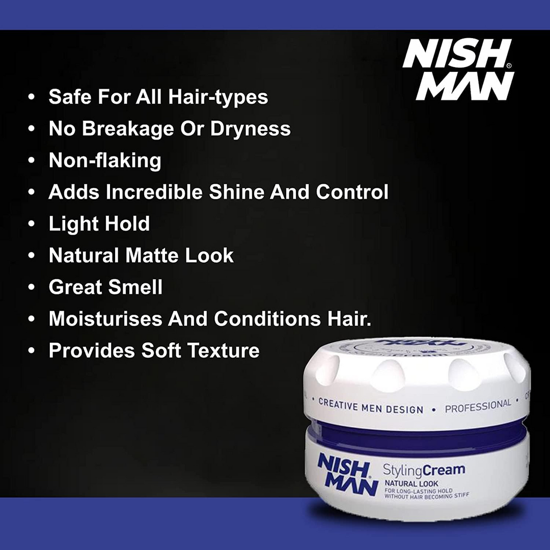 Nishman Hair Styling White Cream