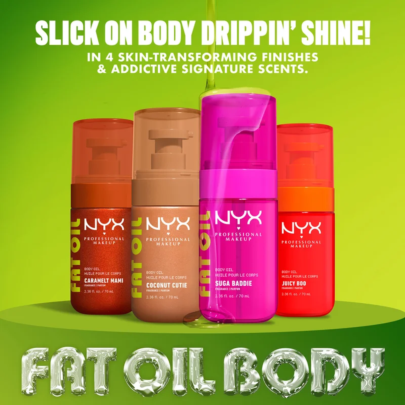NYX Professional Makeup Fat Oil Body Oil NYX Professional Makeup Fat Oil Body Oil