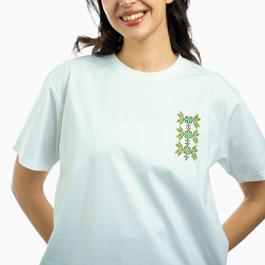 Nablus T-Shirt - Irq al Zaytoun (Olive Branch)