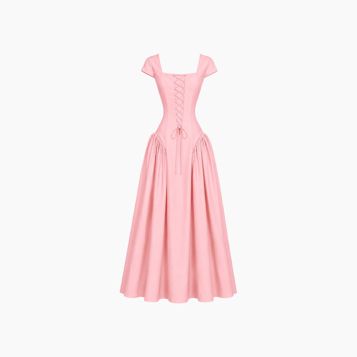 Palme Atelier Natalia dress in butter yellow