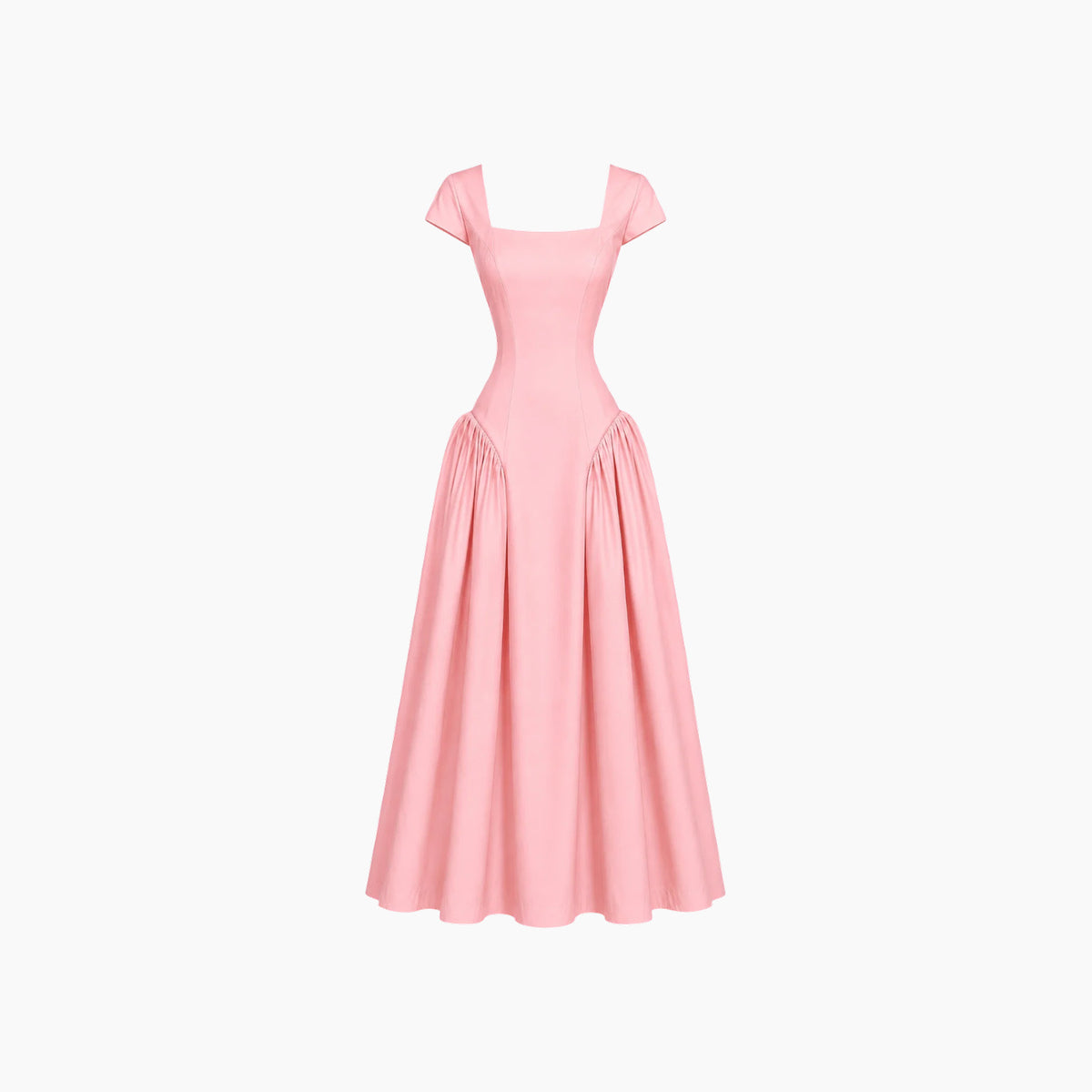 Palme Atelier Natalia dress in butter yellow