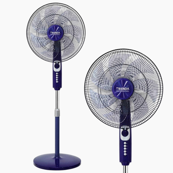 Brknda National 18-inch Fan, Royal Blue, 7 Blades