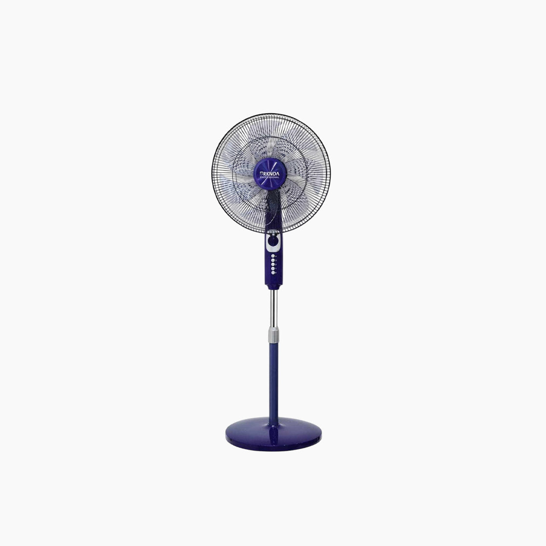 Brknda National 18-inch Fan, Royal Blue, 7 Blades
