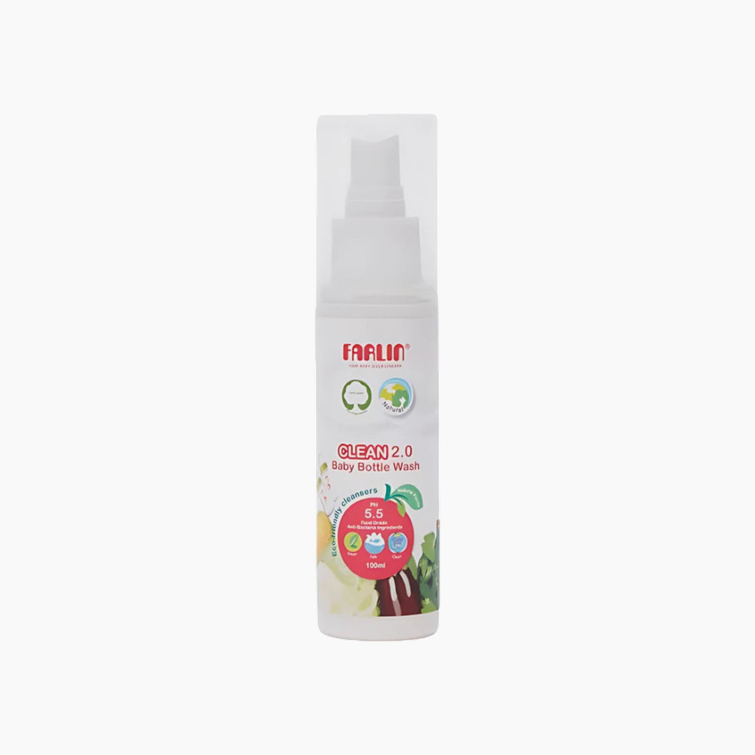 Farlin Natural Baby Bottle Wash Spray - 100ml - On The GO
