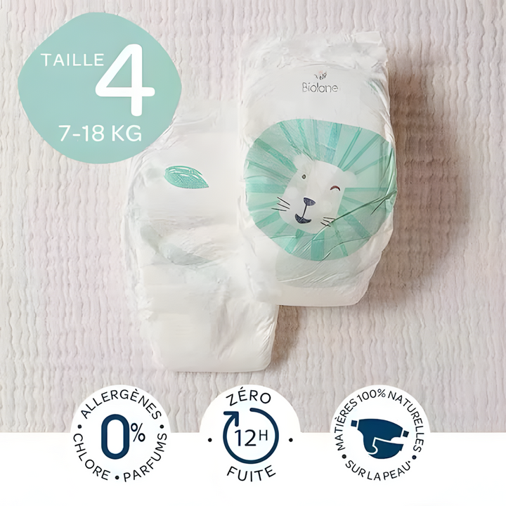 Biolane natural diapers for sensitive skin