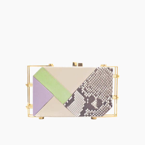 Linda Geometric Clutch