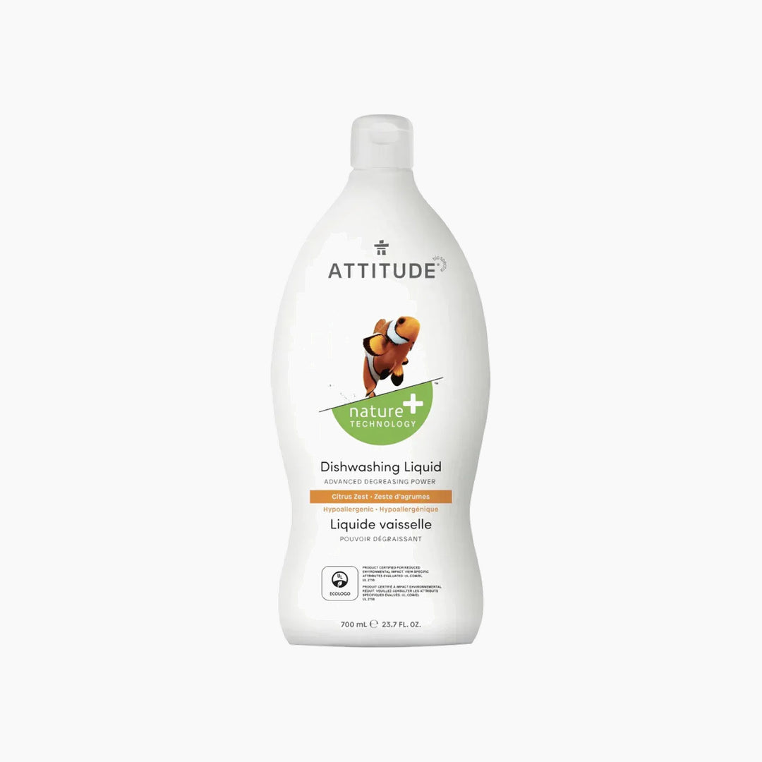 Attitude Natural Dishwashing Liquid Citrus Zest 700ml
