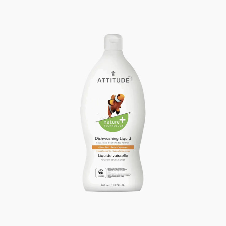 Attitude Natural Dishwashing Liquid Citrus Zest 700ml
