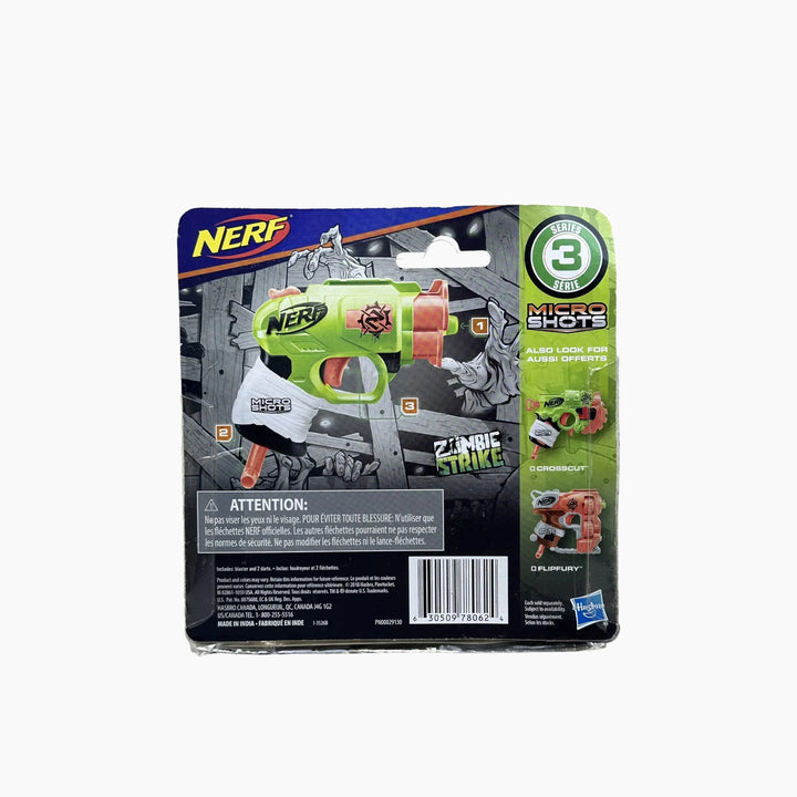 Hasbro Nerf Microshots Zombie Strike Doublestrike Blaster - HUNA