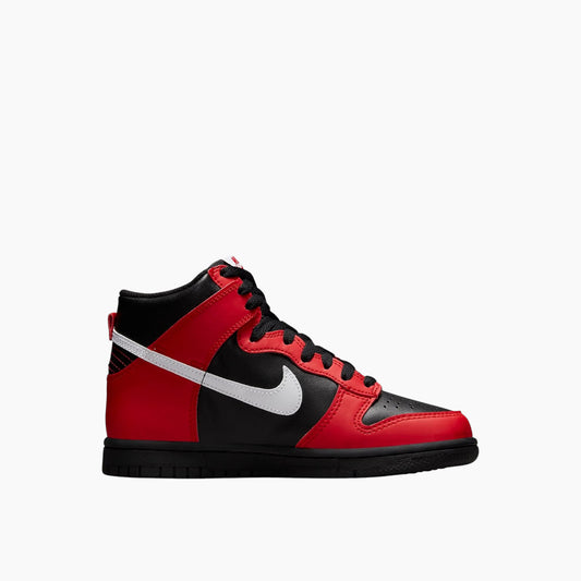 Nike Dunk High Gs (Black/University Red)