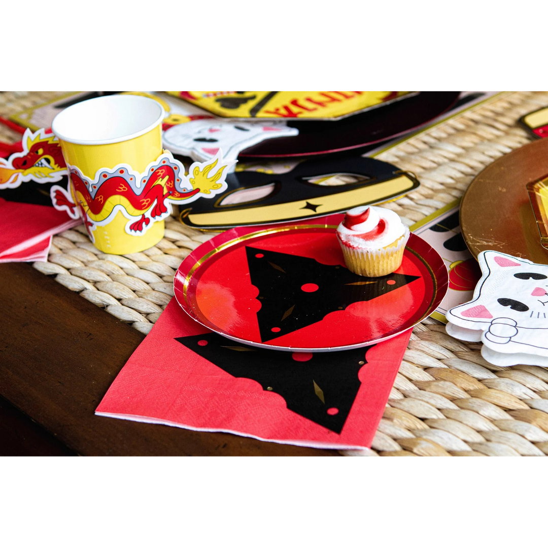Ma Fete Ninja Dessert Plates - Set of 8