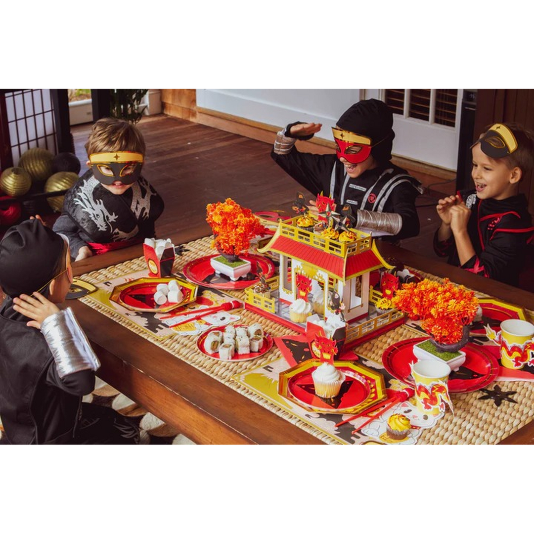 Ma Fete Ninja Dessert Plates - Set of 8