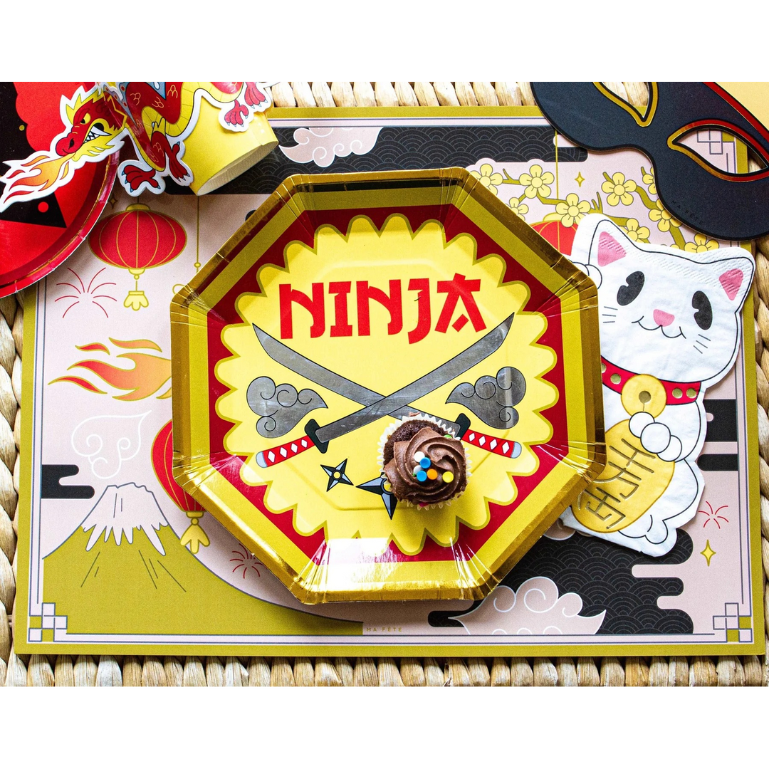 Ma Fete Ninja Dinner Plates - Pack of 2